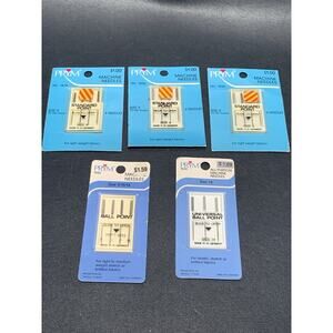 Vintage PRYM Machine Needles Standard Point And Ball Point German NOS Lot Of 5